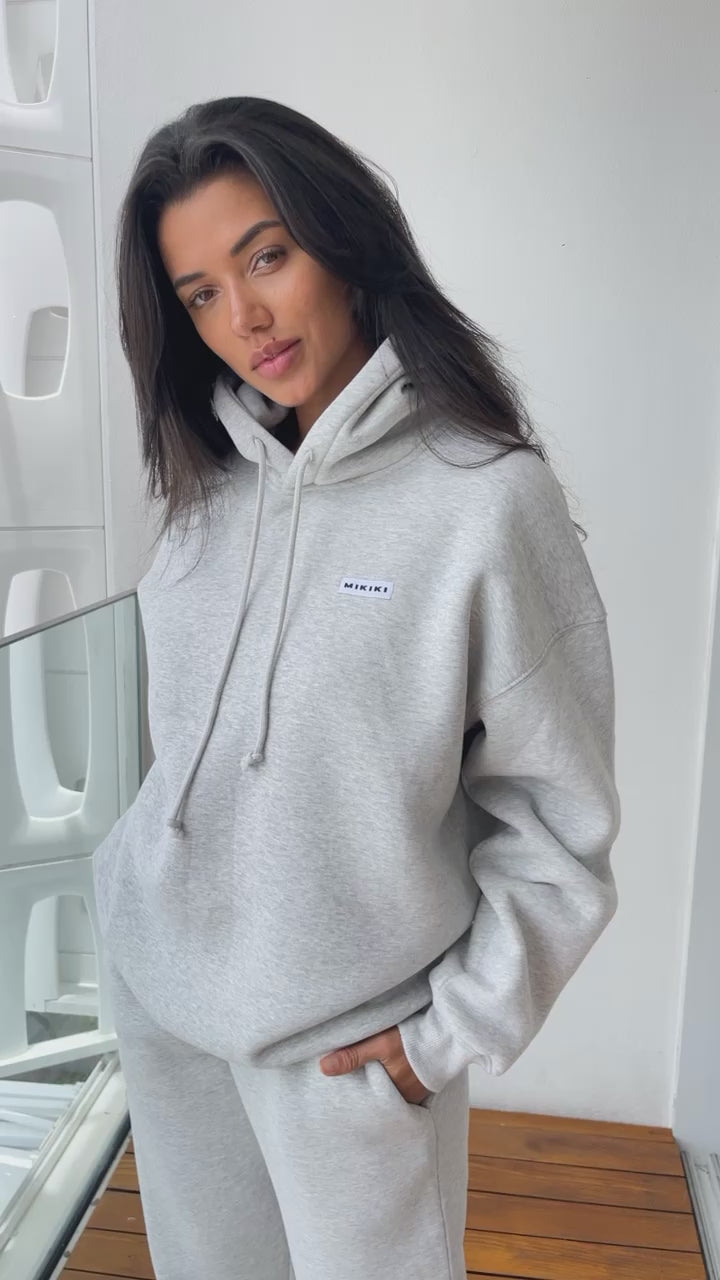 NEW Oversized Hoodie Grey Marl M I K I K I